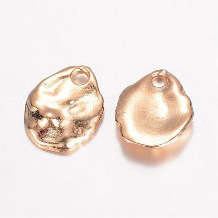 Alloy Hammered Charms PALLOY-D348-34G-1
