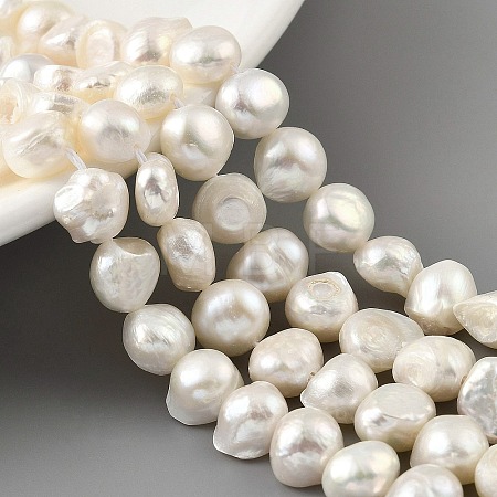 Natural Cultured Freshwater Pearl Beads Strands PEAR-A006-08A-1