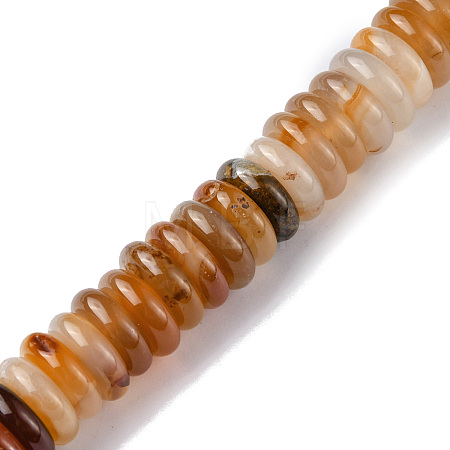 Natural Red Agate Beads Strands G-F743-01F-01-1