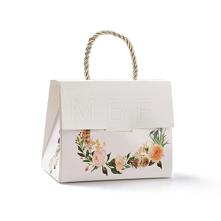 Rectangle Paper Gift Boxes with Handle Rope CON-B010-03B-1