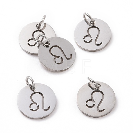 Non-Tarnish 304 Stainless Steel Charms STAS-Q201-T445-5S-1