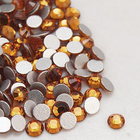Glass Flat Back Rhinestone RGLA-C002-SS34-203-1
