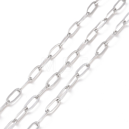 Tarnish Resistant 304 Stainless Steel Cable Chains CHS-C002-03P-06-1