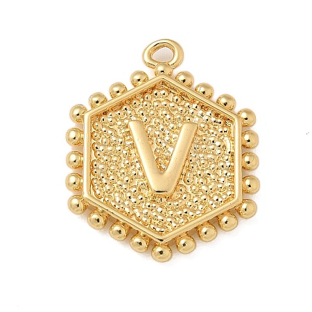 Brass Pendants KK-B126-01G-V-1