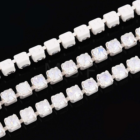 Iron Rhinestone Cup Chains CH-T006-05B-11-1