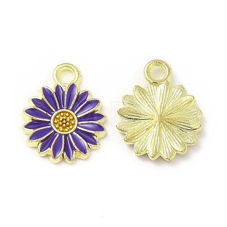 Alloy Enamel Charms FIND-H035-01G-LG-1