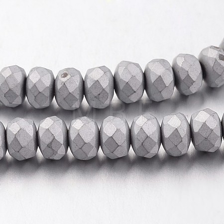 Electroplate Non-magnetic Synthetic Hematite Bead Strands G-F300-48B-F01-1