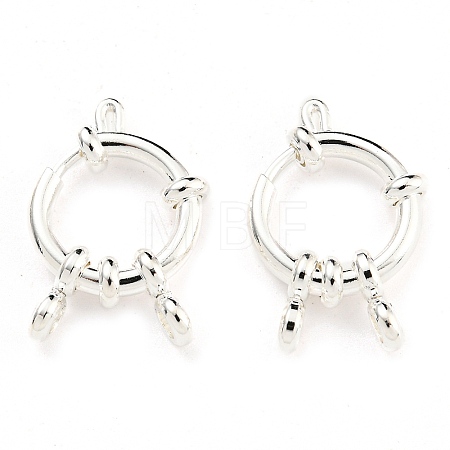 304 Stainless Steel Spring Ring Clasps STAS-G190-17S-D-1