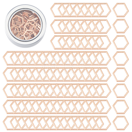 100Pcs Alloy Linking Rings FIND-HS0002-67RG-1