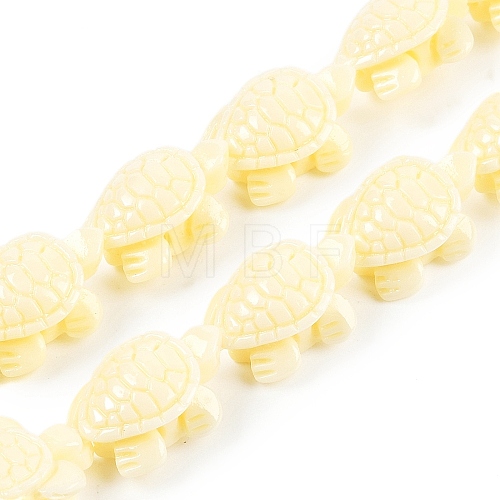 Synthetic Coral Carved Beads Strands CORA-L020-A-14-1