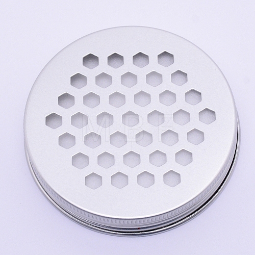 Aluminium Hollow Candle Lids AJEW-WH0126-32A-1