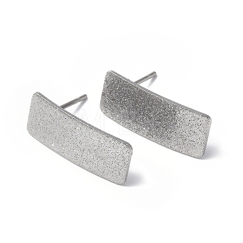 304 Stainless Steel Stud Earring Finding STAS-B034-07P-1