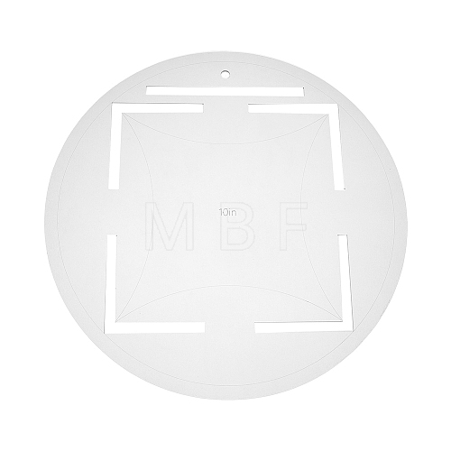 Transparent Acrylic Quilting Templates DIY-WH0381-005-1