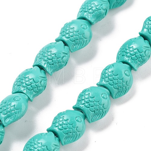 Synthetic Coral Carved Beads Strands CORA-C003-13B-01-1