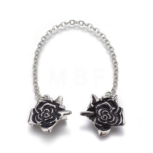 Alloy Collar Clips AJEW-WH0084-03-1