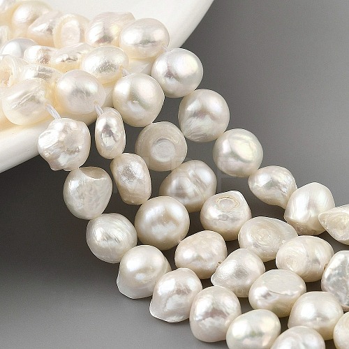 Natural Cultured Freshwater Pearl Beads Strands PEAR-A006-08A-1