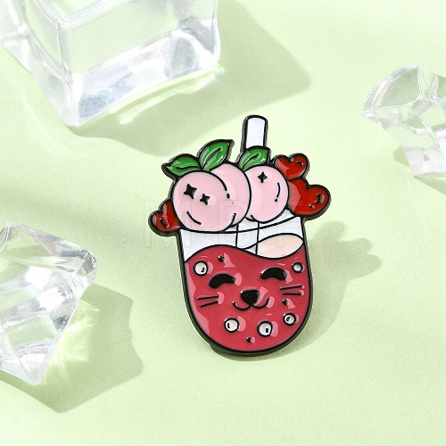 Tea Drinks Enamel Pins JEWB-Q005-01D-1