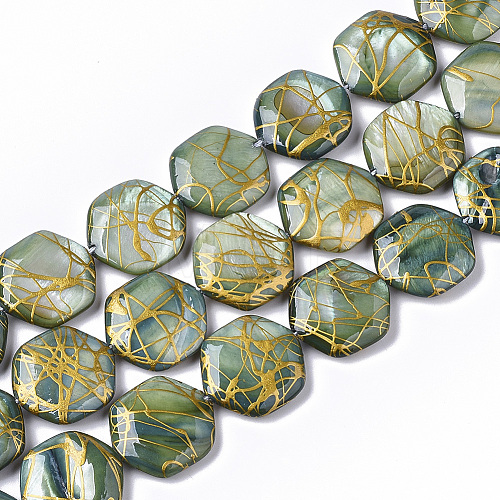 Drawbench Freshwater Shell Beads Strands SHEL-T014-013E-1