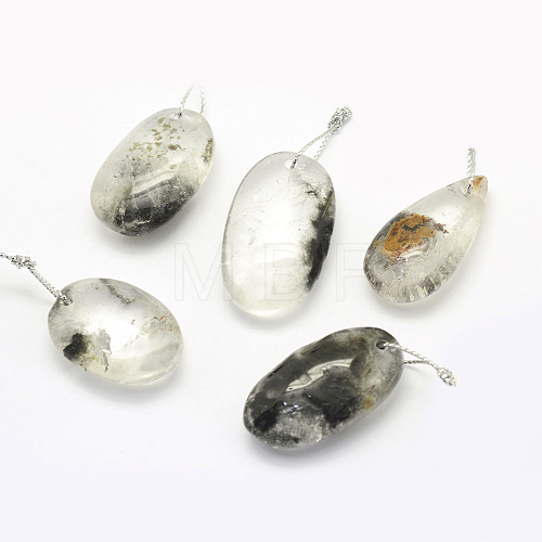 Natural Quartz Pendants G-G694-A-11-1