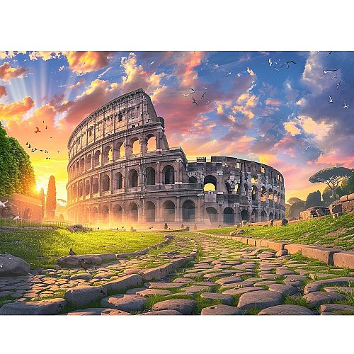 View of The Colosseum DIY Diamond Painting Kit PW-WGACFCF-06-1