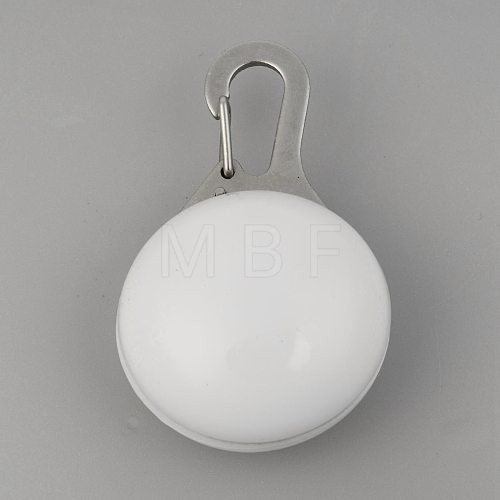 Plastic & Iron LED Collar Light AJEW-P080-04-1