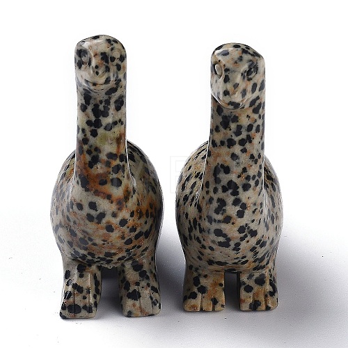 Natural Dalmatian Jasper 3D Home Display Decorations G-Z011-03E-1