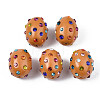 Polymer Clay Rhinestone Beads RB-T017-32A-1