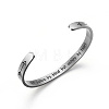 Stainless Steel Cuff Bangle for Women CR8784-5-1