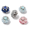 Opaque Acrylic & Rhinestone & Plastic Pearl Beads OACR-D039-02-1