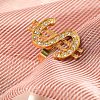 Adjustable Alloy Crystal Rhinestone Cuff Rings FS-WGDDBB9-01-2