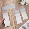 4Pcs 4 Styles Cake Cream Stainless Steel Scraper AJEW-AR0005-76-3