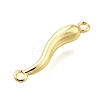 Brass Horn of Plenty Connector Charms KK-V002-20G-2