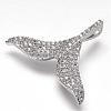 Brass Micro Pave Cubic Zirconia Pendants ZIRC-G095-79P-2