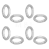 Unicraftale Ring Smooth 304 Stainless Steel Spring Gate Rings STAS-UN0007-25P-1