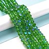 Electroplate Glass Beads Strands LS-EGLA-A034-T1mm-L08-4