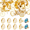 304 Stainless Steel Stud Earring Findings STAS-UN0064-99B-1