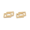 Eco-Friendly Brass Links Rings KK-C226-10G-RS-2