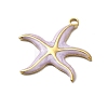 304 Stainless Steel Enamel Pendants STAS-I355-11G-03-2