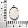 304 Stainless Steel Pendant Cabochon Settings STAS-S181-02P-E-3