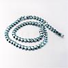Electroplate Non-magnetic Synthetic Hematite Bead Strands G-F300-22D-2
