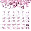 60Pcs 3 Styles Cubic Zirconia Charms ZIRC-TAD0001-01C-1
