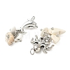 14Pcs 7 Styles Sea Animals Alloy Pendants PALLOY-JF05522-01-4