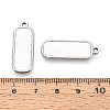 304 Stainless Steel Pendant Cabochon Settings STAS-N108-62P-3