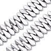 Electroplate Glass Beads Strands EGLA-Q134-01A-B02-1