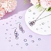 Unicraftale 180Pcs 6 Styles 304 Stainless Steel Open Jump Rings STAS-UN0039-10-2