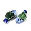 Hand Painted Fish Shaped Porcelain Beads PORC-N013-06F-2