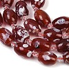 Natural Fire Crackle Agate Beads Strands G-K393-G03-12x16-4