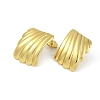 PVD Vacuum Plating 201 Stainless Steel Stud Earrings for Women EJEW-F345-03G-1