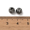 Pave Disco Ball Beads X-RB-Q195-A6mm-1-3