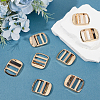 10Pcs Rectangle Alloy Buckles FIND-CY0002-23LG-4